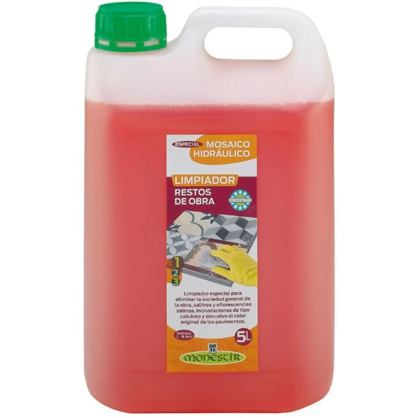Limpiador restos obra, Especial Mosaico hidráulico 5L (5 LITROS - )